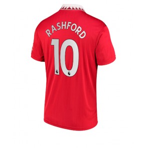 Manchester United Marcus Rashford #10 Hemmatröja 2022-23 Kortärmad